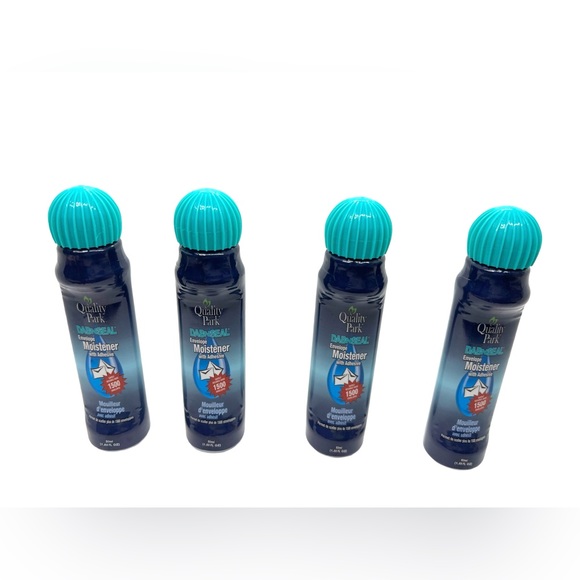 Quality Park 4 Bottles of Dab-N-Seal Envelope Moistener with Adhesive - Picture 1 of 9